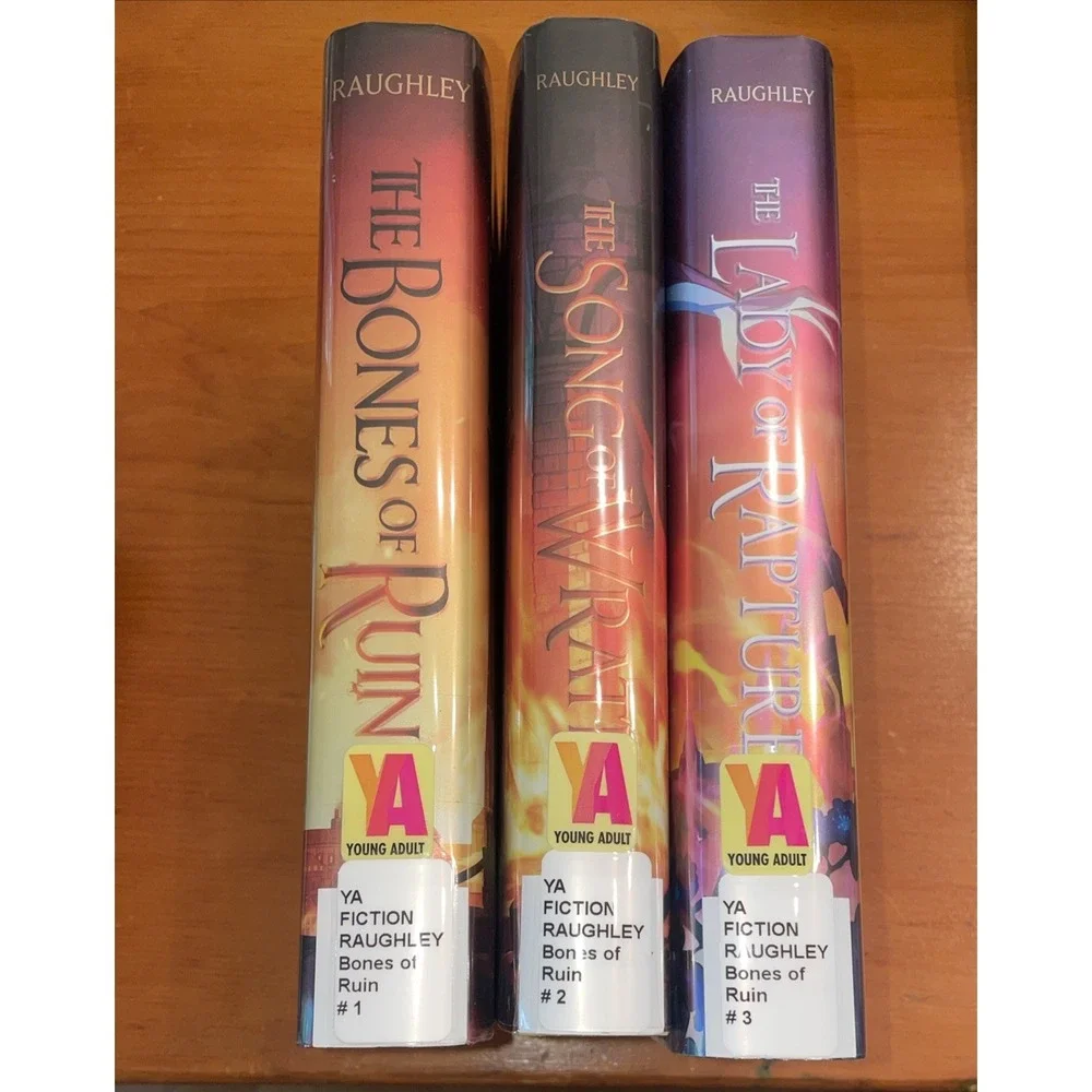 Bones of Ruin -Sarah Raughley Hardcover Trilogy Song Of Wrath & Lady Of Rapture